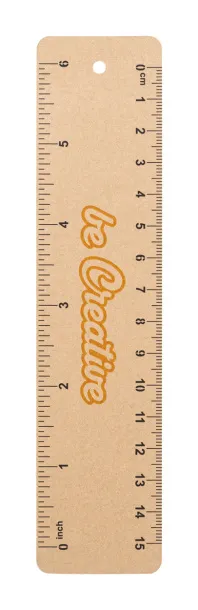 Samler Eco custom paper ruler Natural