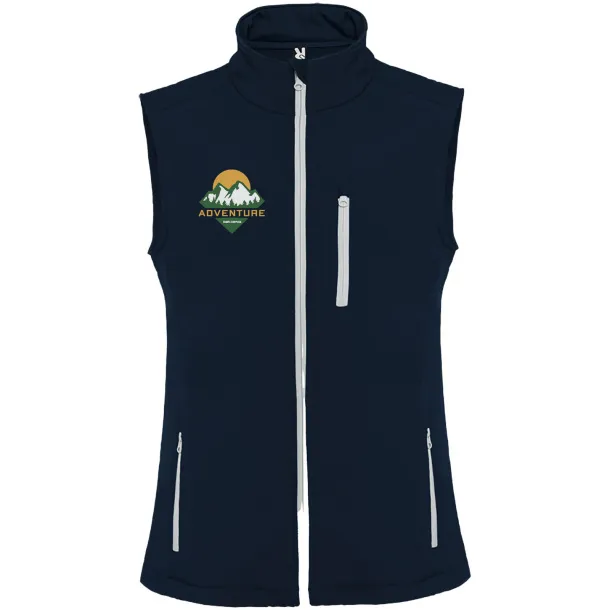 Nevada unisex softshell bodywarmer - Roly Navy Blue