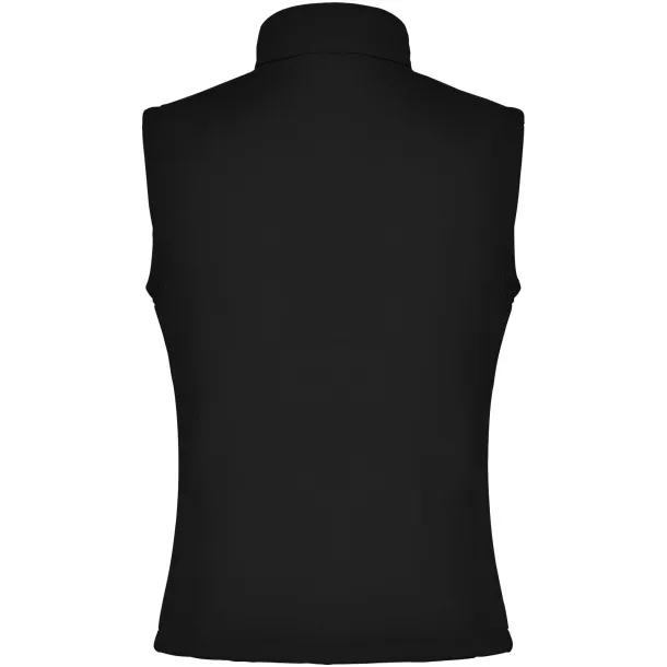 Nevada unisex softshell bodywarmer - Roly Solid black