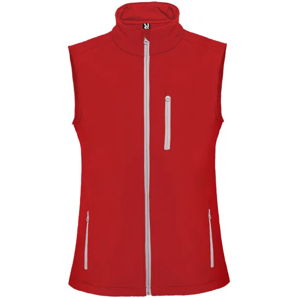 Nevada unisex softshell bodywarmer - Roly Red