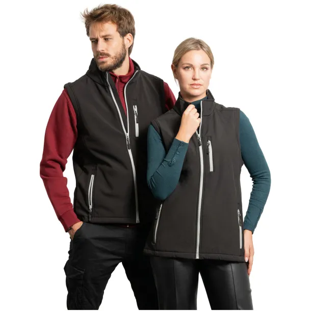 Nevada unisex softshell bodywarmer - Roly Red