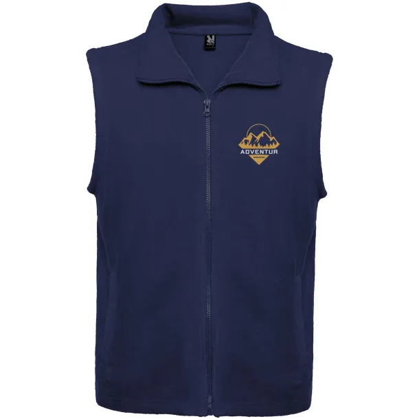 Bellagio unisex fleece bodywarmer - Roly Navy Blue