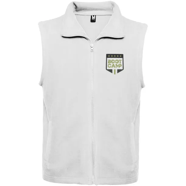 Bellagio unisex prsluk od flisa - Roly Bijela