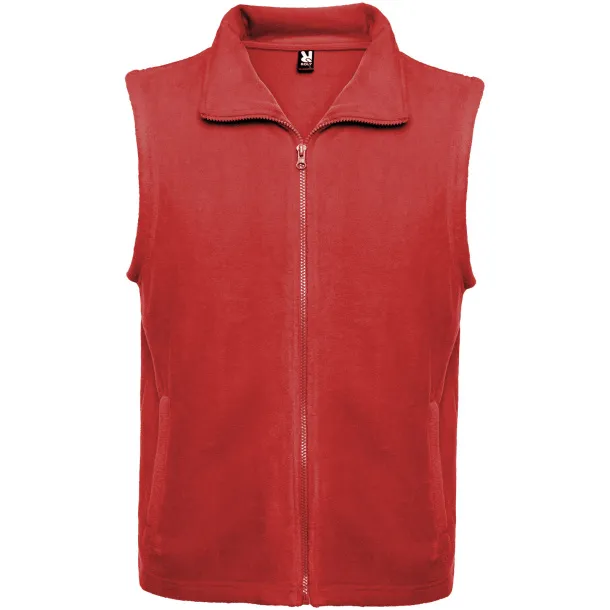 Bellagio unisex prsluk od flisa - Roly Crvena