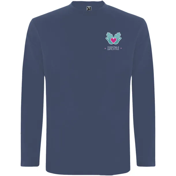 Extreme muška majica dugih rukava, 160 g/m² - Roly Blue Denim