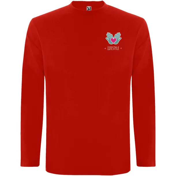 Extreme long sleeve men's t-shirt - Roly Red