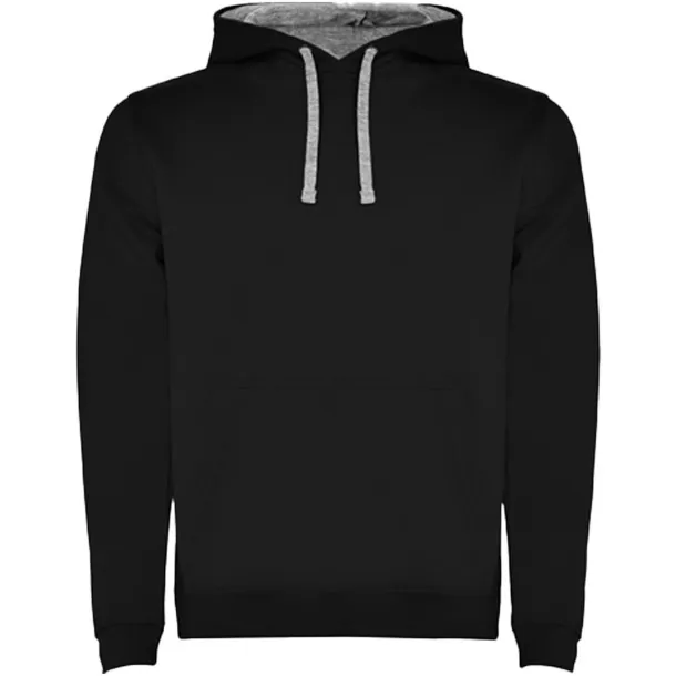 Urban dječji hoodie, 280 g/m² - Roly Crna Marl Grey