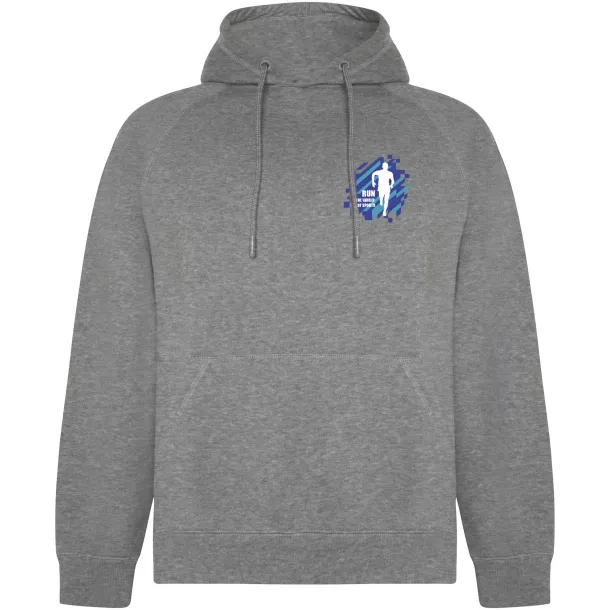 Vinson unisex hoodie od organskog pamuka, 300 g/m² - Roly Marl Grey