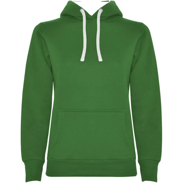 Urban ženski hoodie, 280 g/m² - Roly Kelly zelena Bijela