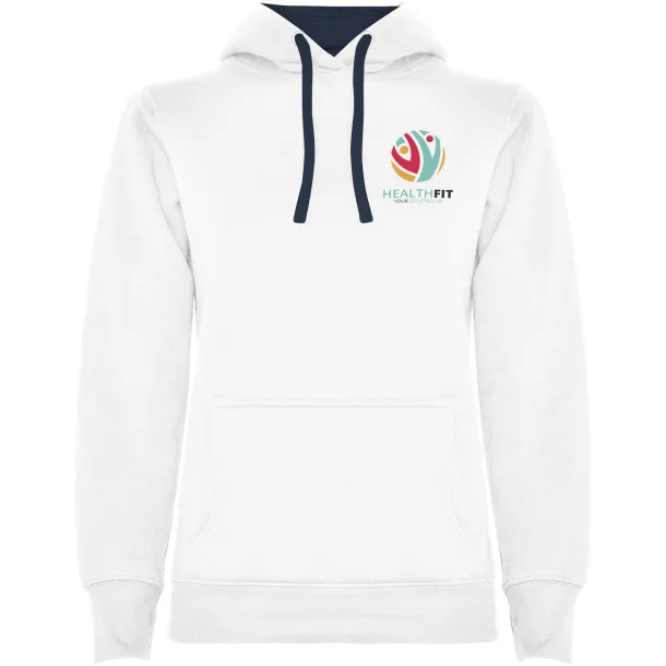 Urban ženski hoodie, 280 g/m² - Roly Bijela Mornarski plava