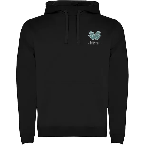 Urban muški hoodie, 280 g/m² - Roly Crna