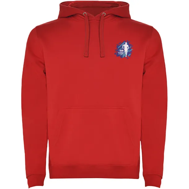 Urban muški hoodie, 280 g/m² - Roly Crvena
