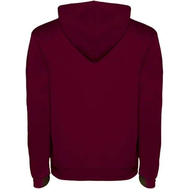 Urban men's hoodie - Roly Maroon Marl Grey