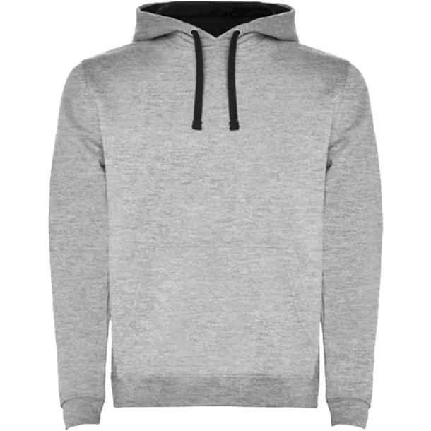 Urban men's hoodie - Roly Heather grey Crna