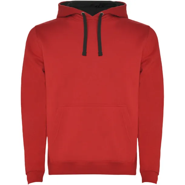 Urban muški hoodie, 280 g/m² - Roly Crvena Crna