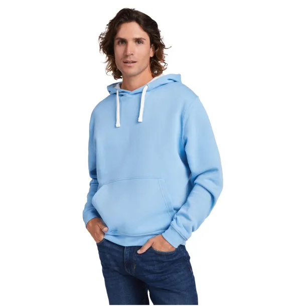 Urban muški hoodie - Roly Crvena Solid black
