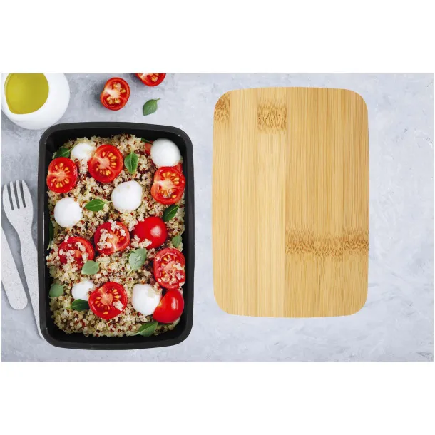 Mangi 500 ml lunch box - Seasons Solid black