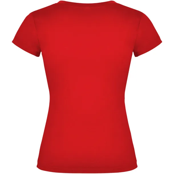 Victoria short sleeve women's v-neck t-shirt - Roly Red