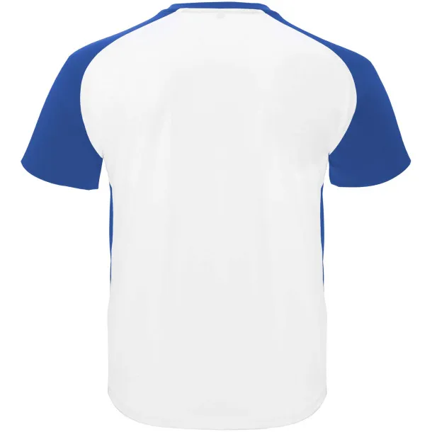 Bugatti short sleeve kids sports t-shirt - Roly White Royal blue
