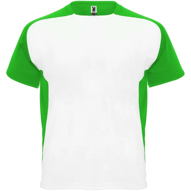 Bugatti short sleeve kids sports t-shirt - Roly White Fern green