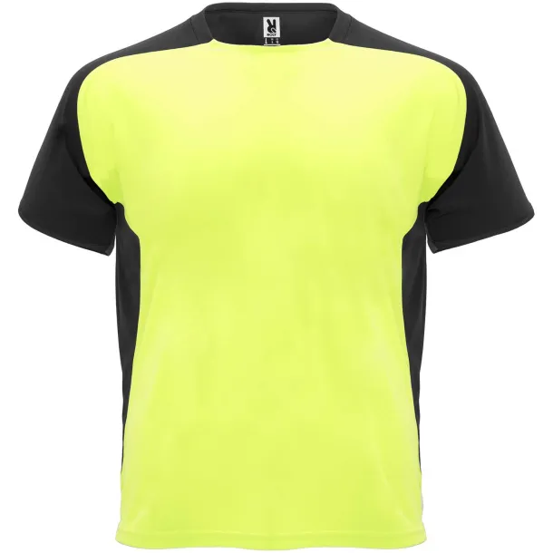 Bugatti dječja sportska kratka majica, 140 g/m² - Roly Fluor Yellow Crna