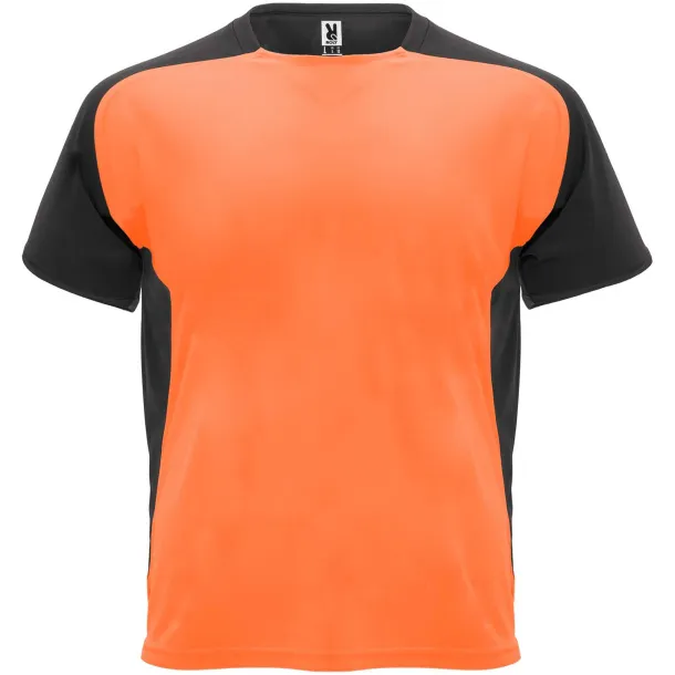 Bugatti short sleeve kids sports t-shirt - Roly Fluor Orange Crna