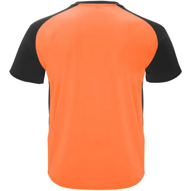 Bugatti short sleeve kids sports t-shirt - Roly Fluor Orange Crna