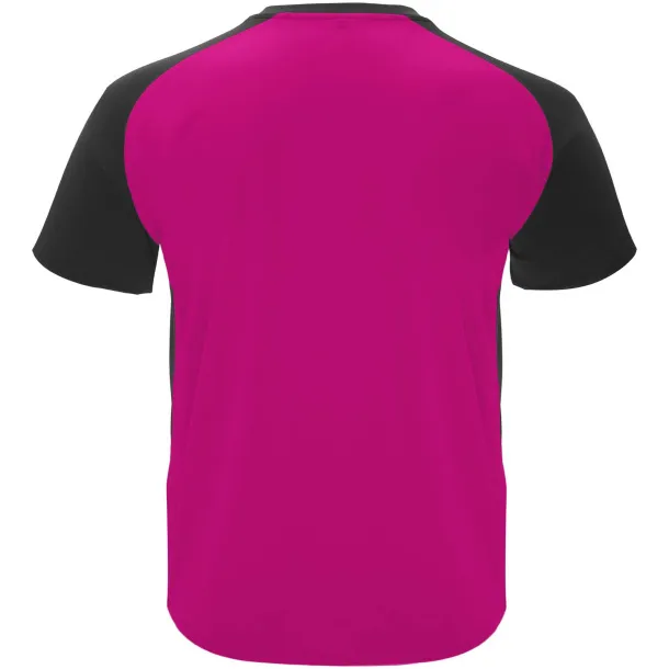 Bugatti short sleeve kids sports t-shirt - Roly Fuchsia Crna