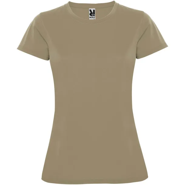 Montecarlo short sleeve women's sports t-shirt - Roly Dark Sand