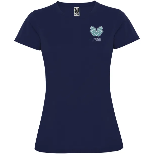 Montecarlo short sleeve women's sports t-shirt - Roly Navy Blue