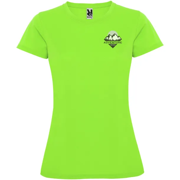Montecarlo short sleeve women's sports t-shirt - Roly Lime