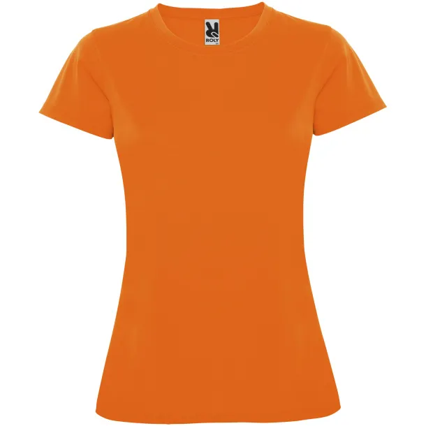Montecarlo short sleeve women's sports t-shirt - Roly Fluor Orange