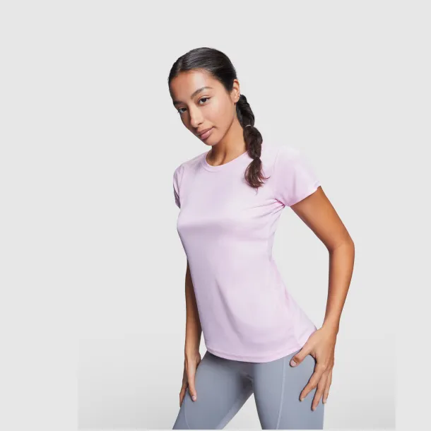 Montecarlo short sleeve women's sports t-shirt - Roly Crna
