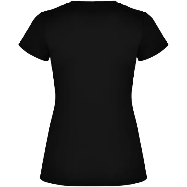 Montecarlo short sleeve women's sports t-shirt - Roly Crna
