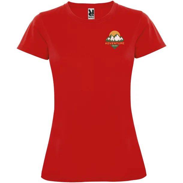 Montecarlo short sleeve women's sports t-shirt - Roly Red