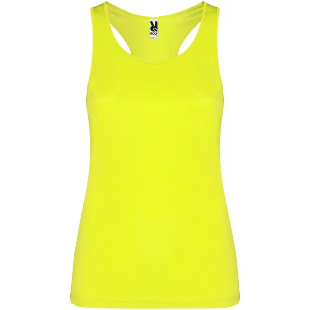 Shura ženska sportska majica bez rukava - Roly Fluor Yellow