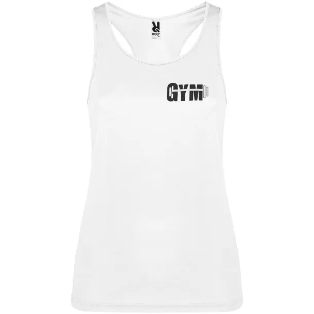 Shura women's sports vest - Roly White