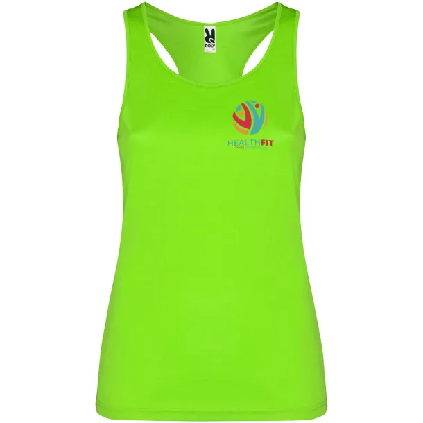 Shura ženska sportska majica bez rukava - Roly Limeta