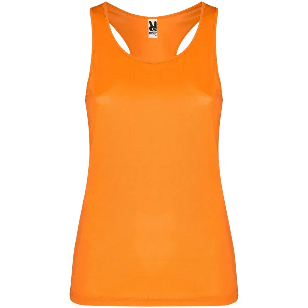 Shura ženska sportska majica bez rukava - Roly Fluor Orange