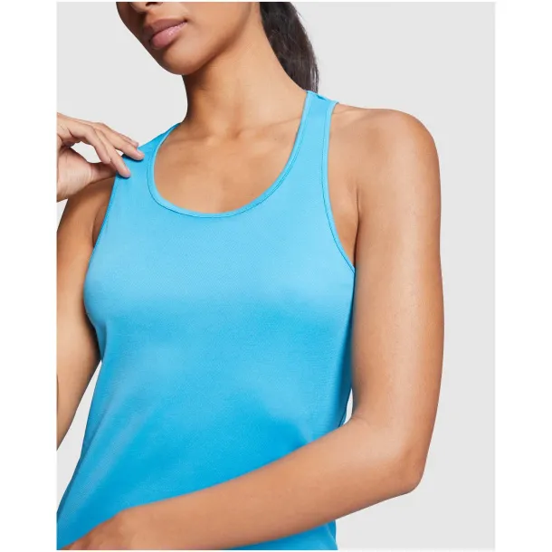Shura women's sports vest - Roly Solid black