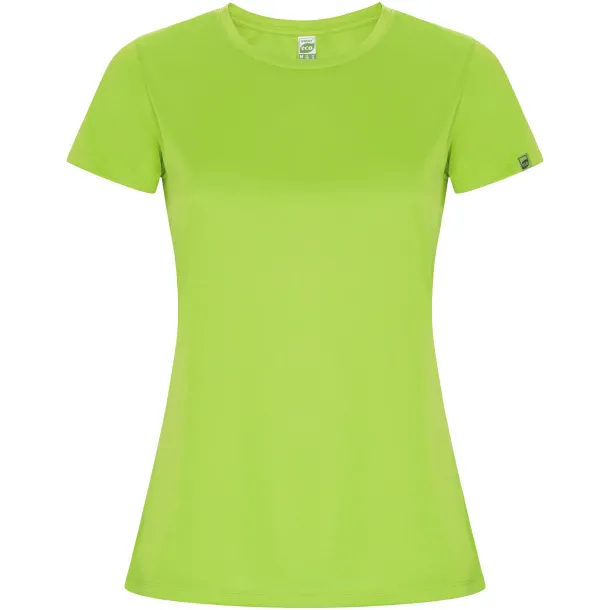 Imola short sleeve women's sports t-shirt - Roly Fluor Green