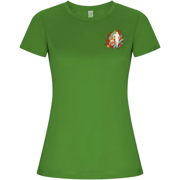 Imola short sleeve women's sports t-shirt - Roly Fern green