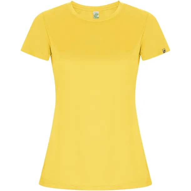 Imola short sleeve women's sports t-shirt - Roly Yellow