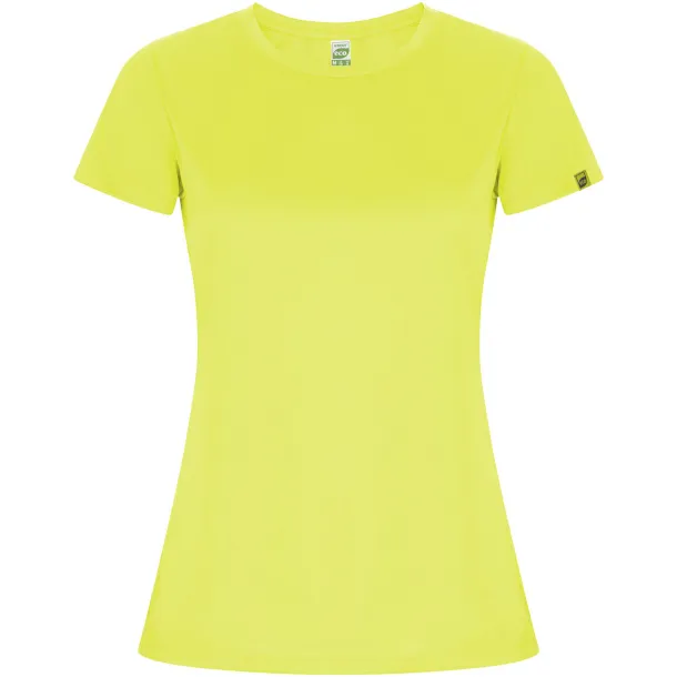 Imola short sleeve women's sports t-shirt - Roly Fluor Yellow