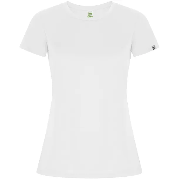 Imola short sleeve women's sports t-shirt - Roly White