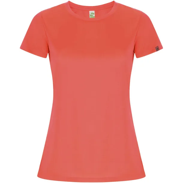 Imola short sleeve women's sports t-shirt - Roly Fluor Coral