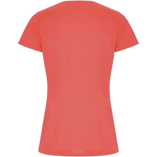 Imola short sleeve women's sports t-shirt - Roly Fluor Coral