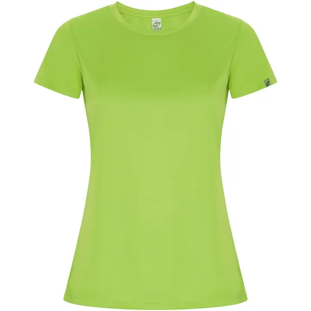 Imola short sleeve women's sports t-shirt - Roly Lime