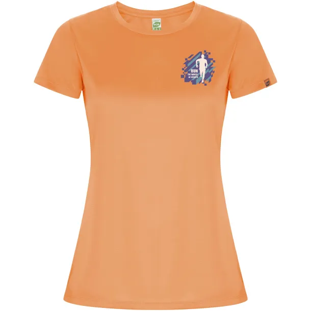 Imola short sleeve women's sports t-shirt - Roly Fluor Orange