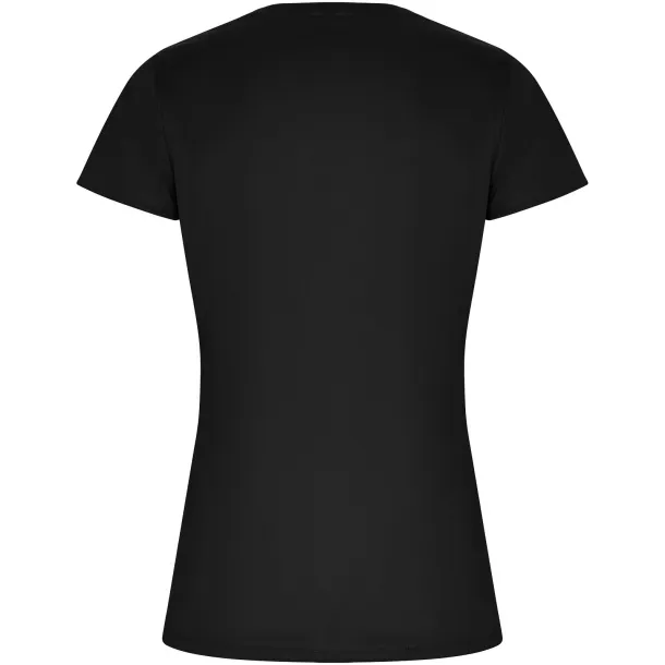Imola short sleeve women's sports t-shirt - Roly Crna